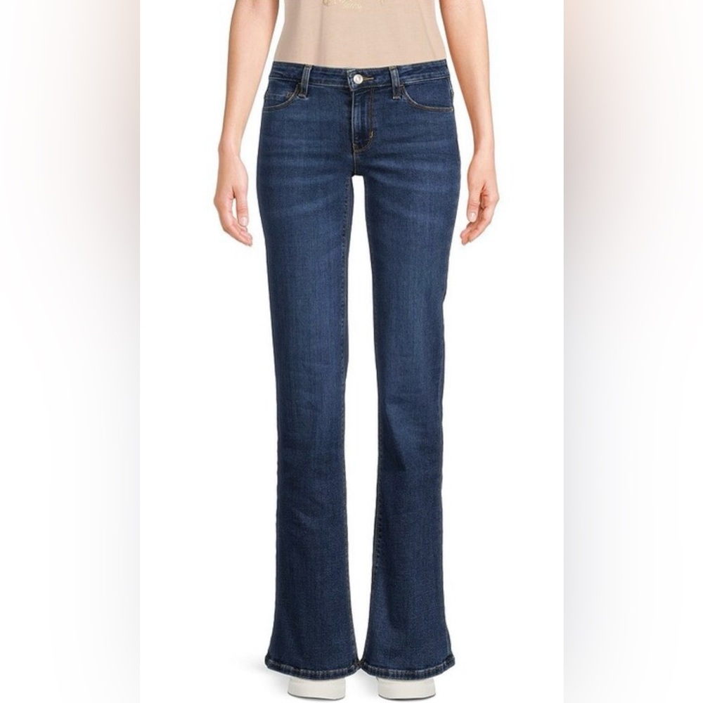 Guess Women's Boot Cut Jeans in Dark Blue Denim